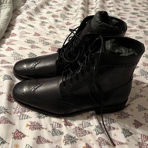 Thursday Boot Wingtip Black 10.5D Men’s Unworn